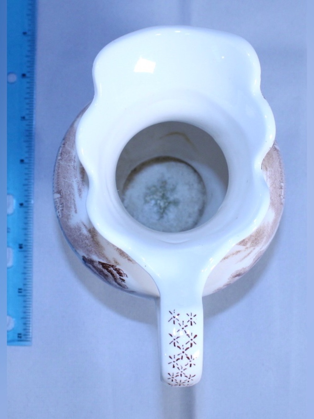 Norleans Brown and White Pitcher - Picture 5 of 6